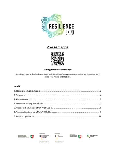 ResilienceExpo-Pressemappe