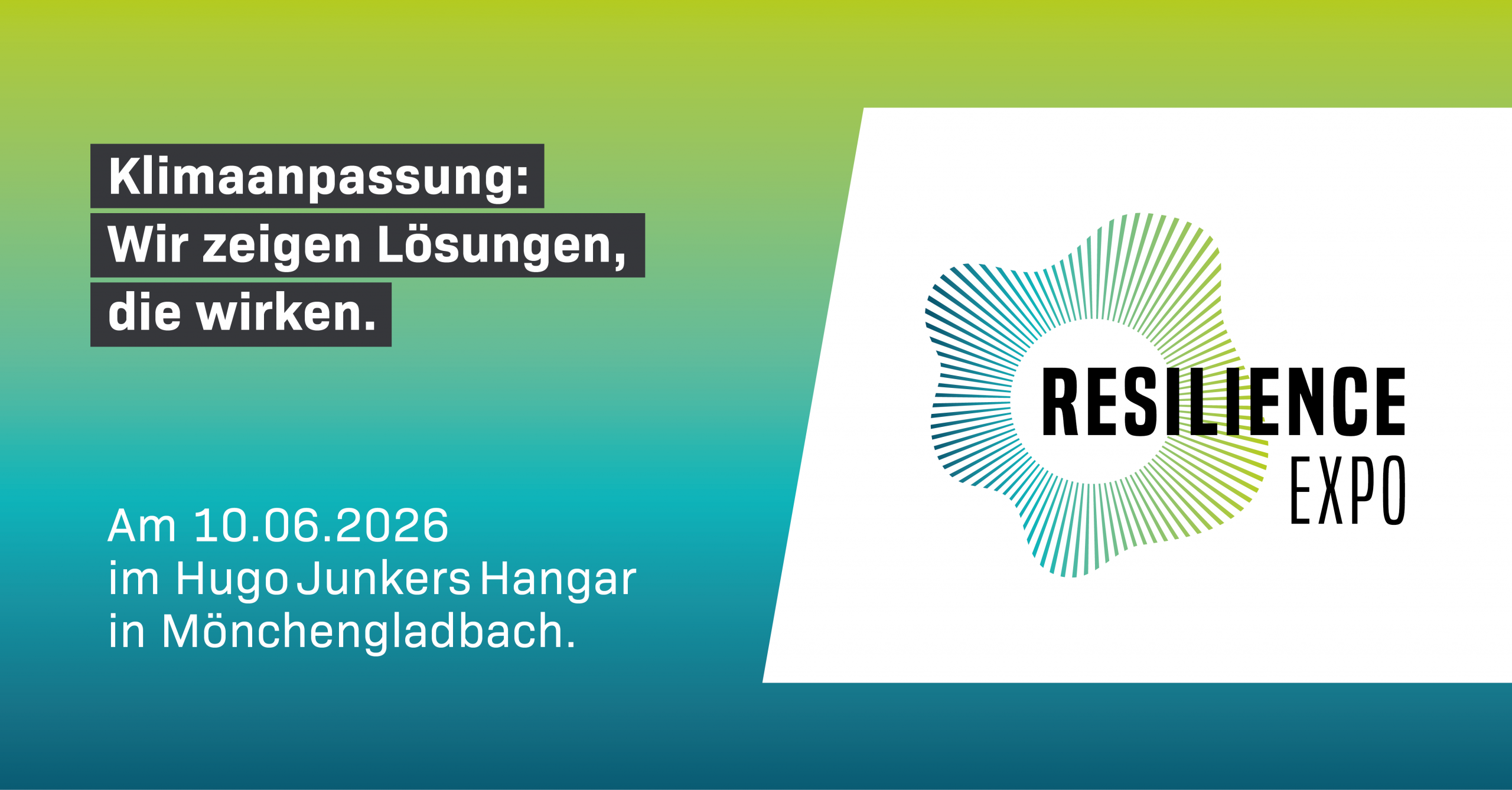 Sharepic zur Resilience Expo 2026