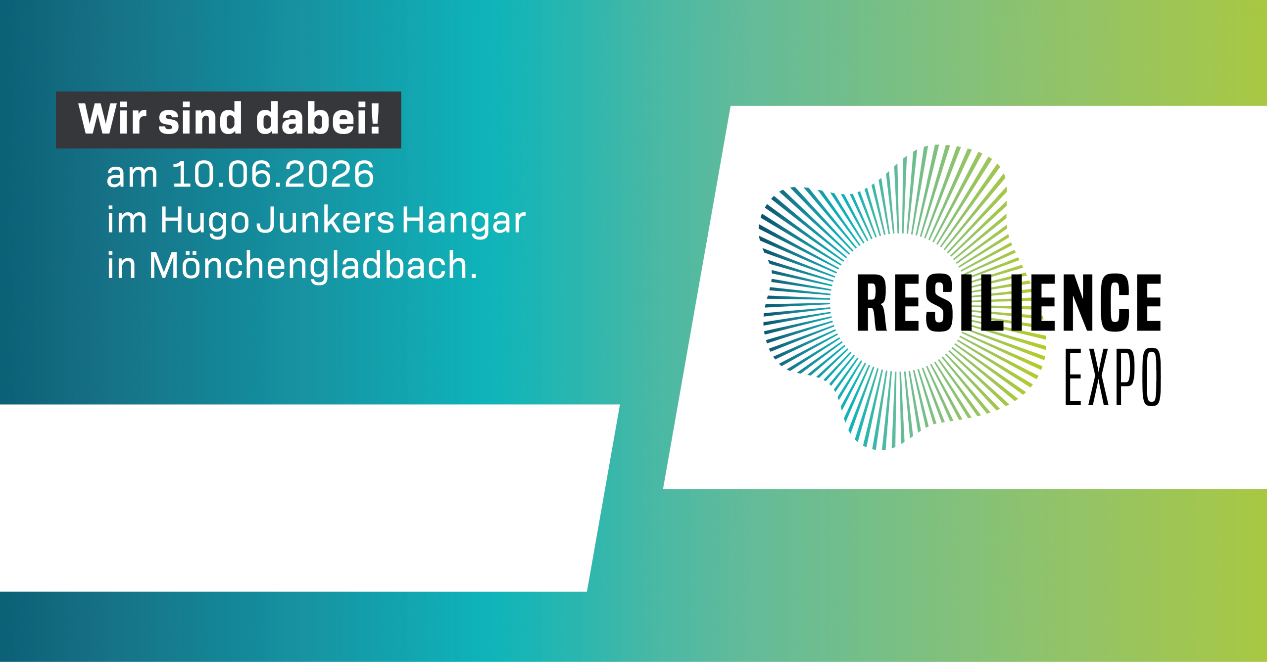 Sharepic zur Resilience Expo 2026